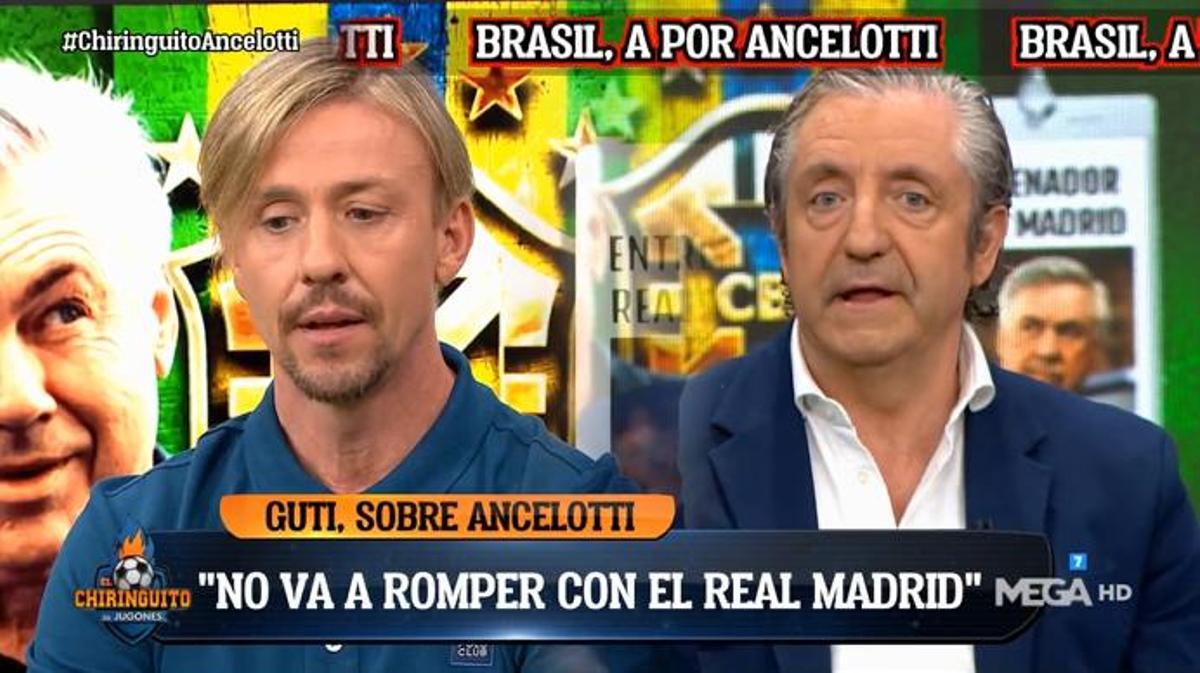 Saltan chispas. ¡Guti estalla contra Pedrerol! Ancelotti, en medio...