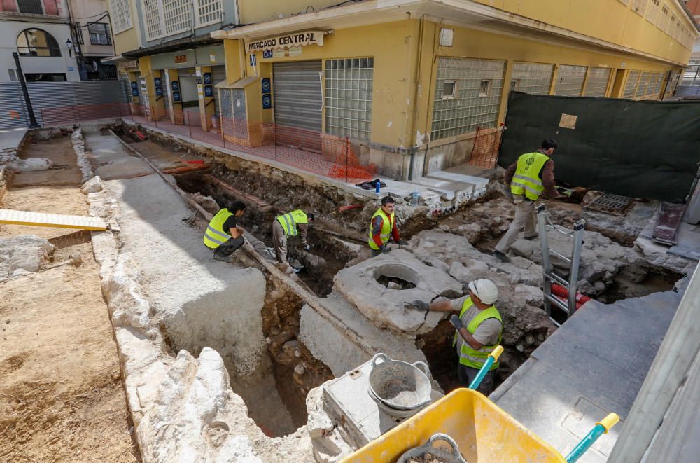 Las excavaciones del Mercado, en imágenes