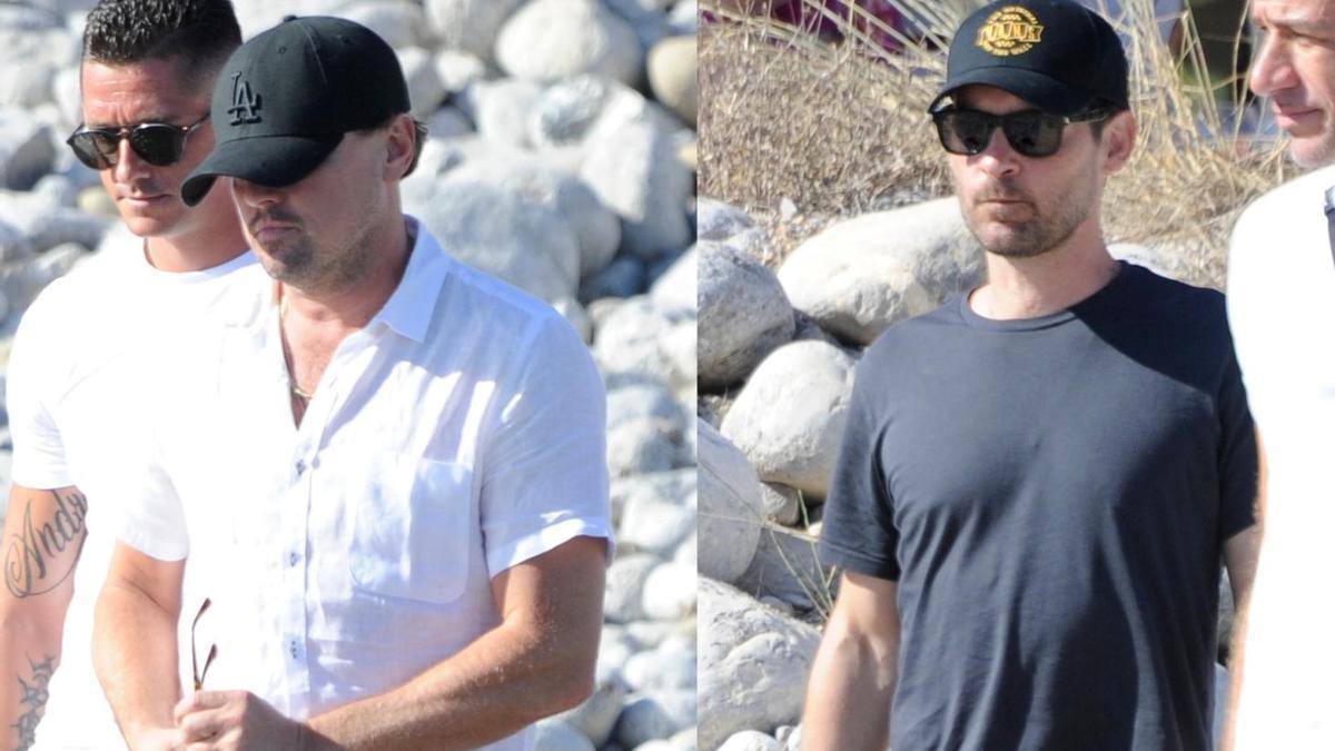 Tobey Maguire y Leonardo Di Caprio en Ibiza