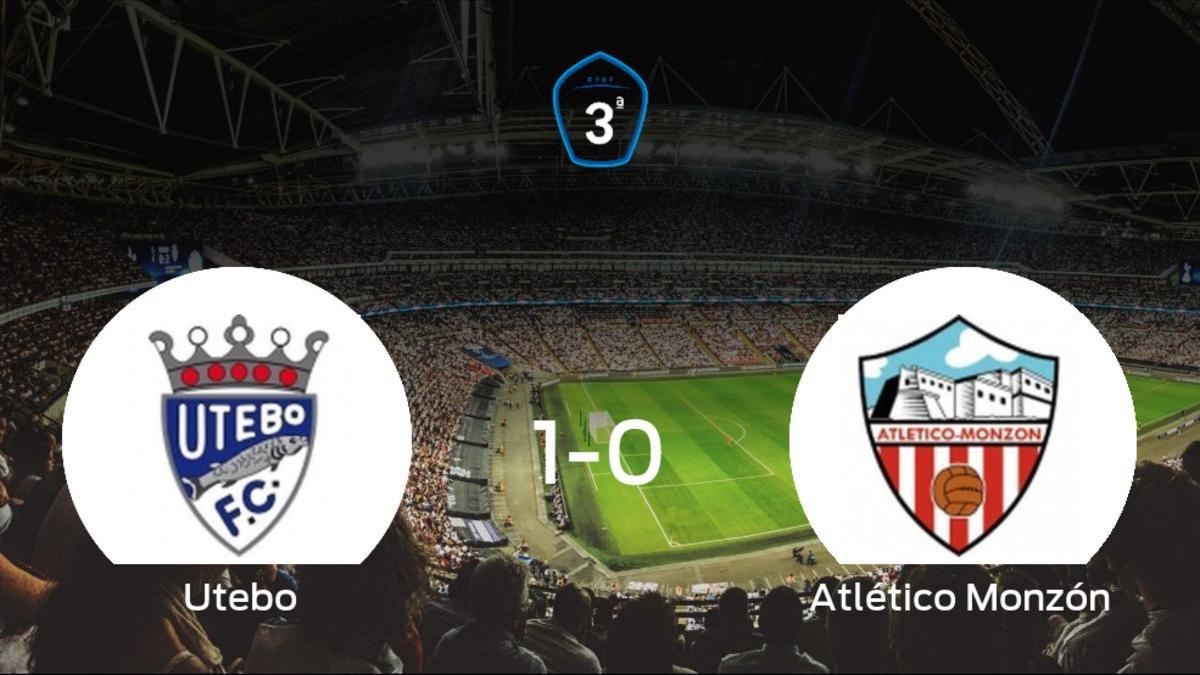 El Utebo gana 1-0 al Atlético Monzón en el Santa Ana