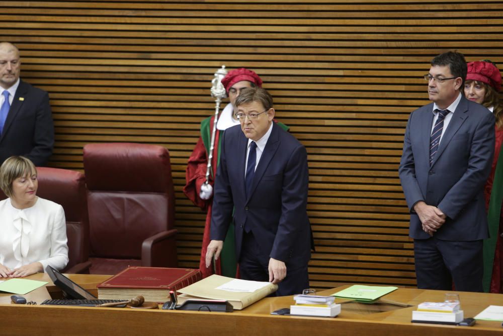 Toma de posesión de Ximo Puig como presidente de la Generalitat