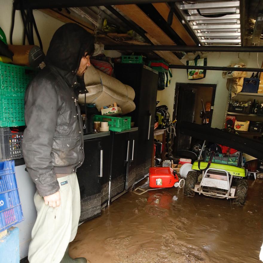 Inundaciones en Asturias: Todas las imágenes de una complicada jornada de lluvias