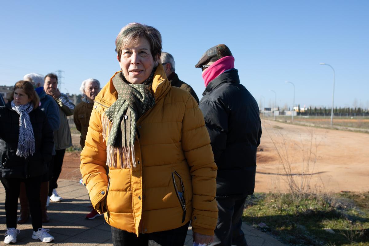 Gracia Cordero, presidenta de la asociación de vecinos de Alviar