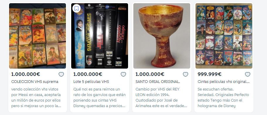 Películas VHS en Wallapop