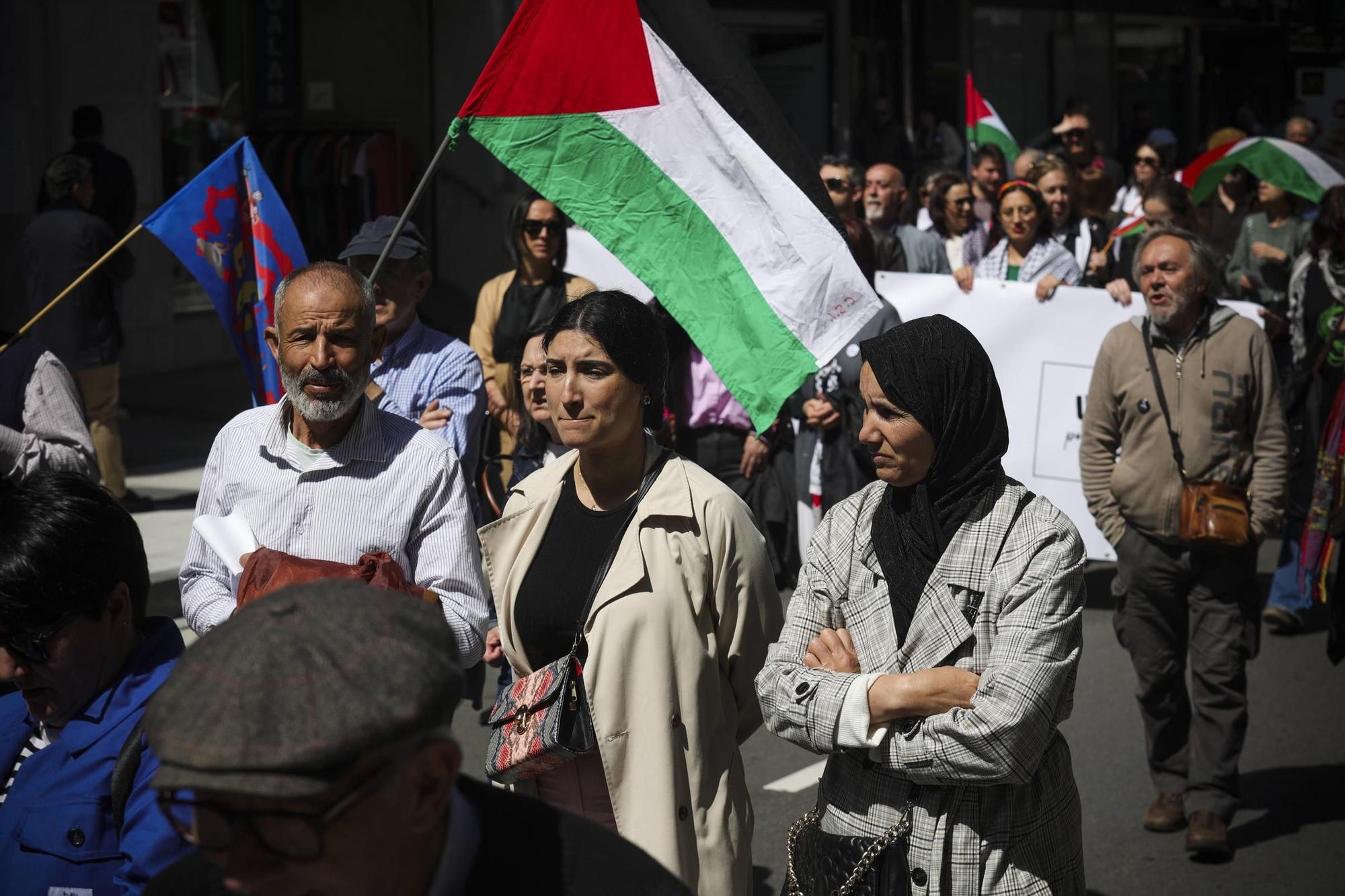 Asturias se manifiesta por una Palestina en paz