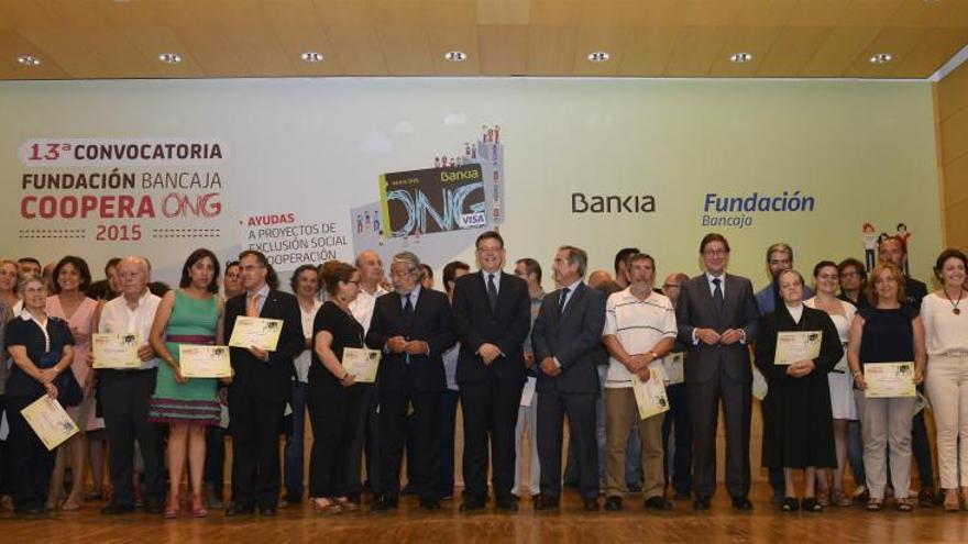 Fundación Bancaja y Bankia entregan ayudas a 55 ONGs de la Comunitat Valenciana