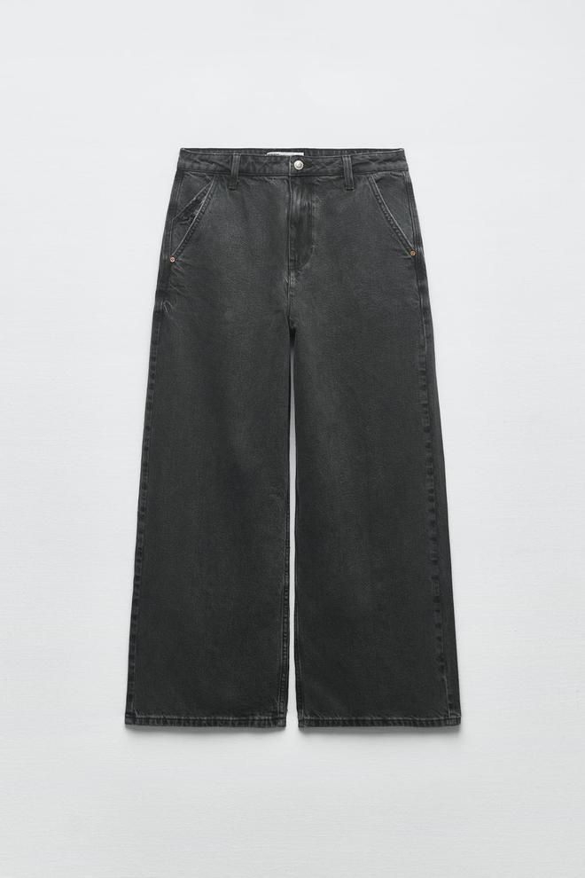 Pantalones vaqueros wide leg de Zara