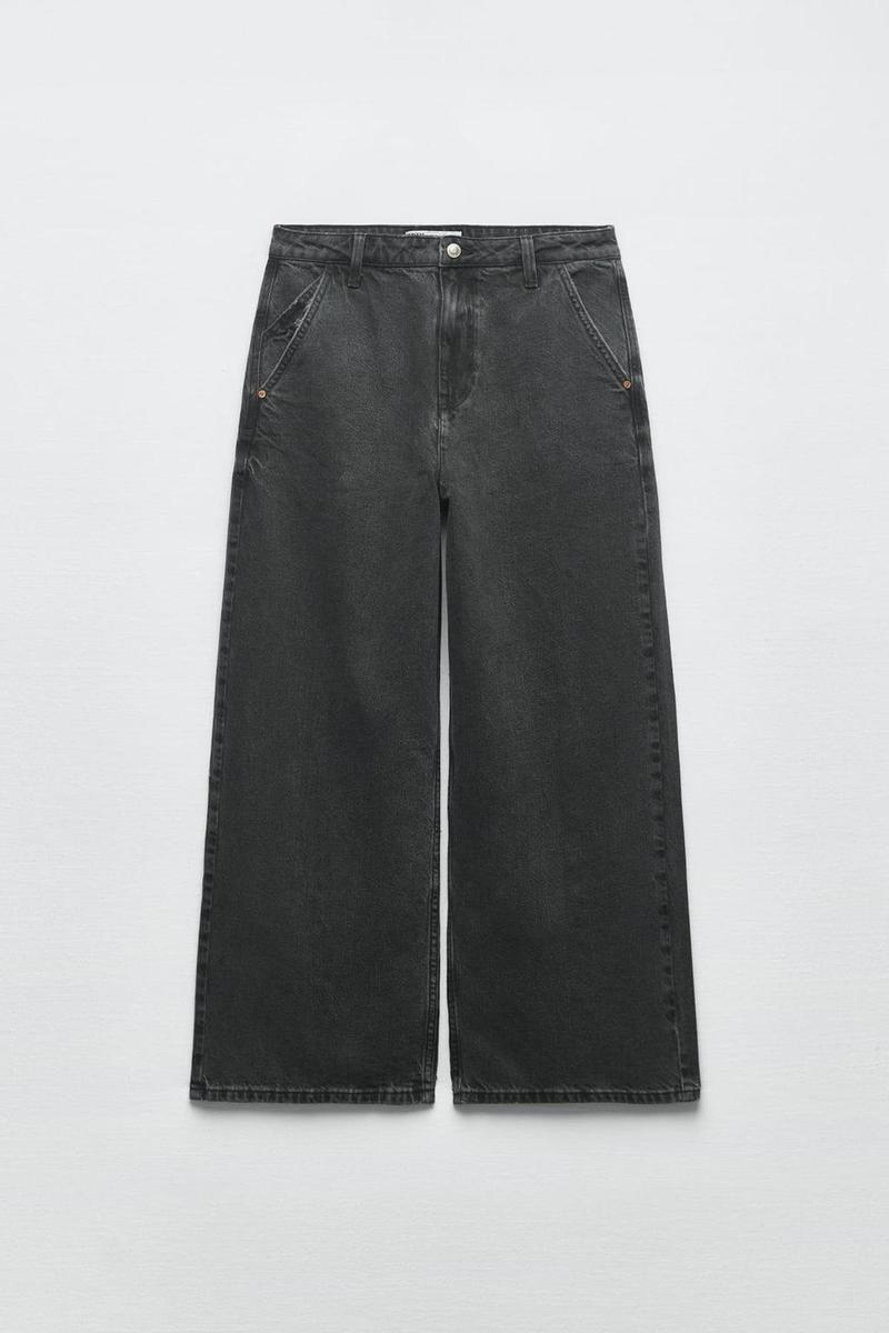 Pantalones vaqueros wide leg de Zara