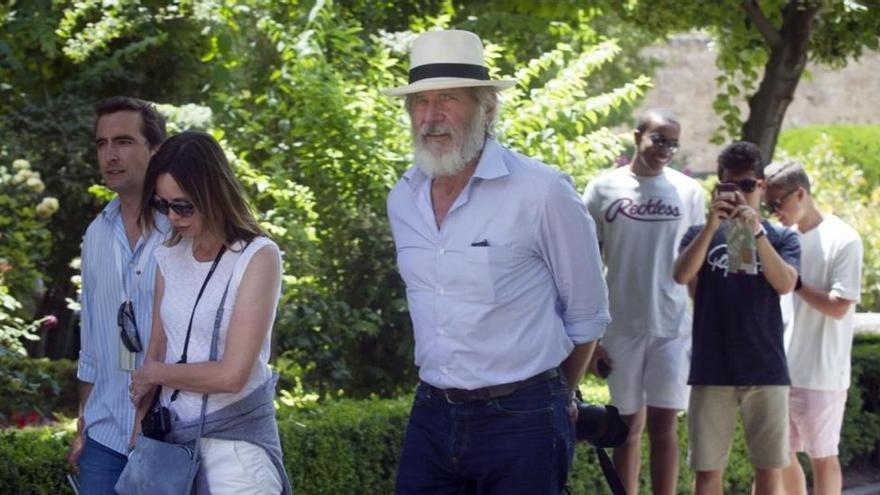 Harrison Ford, de turismo por Granada