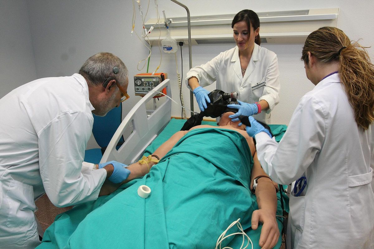 The UA Nursing Practice Room, in file image