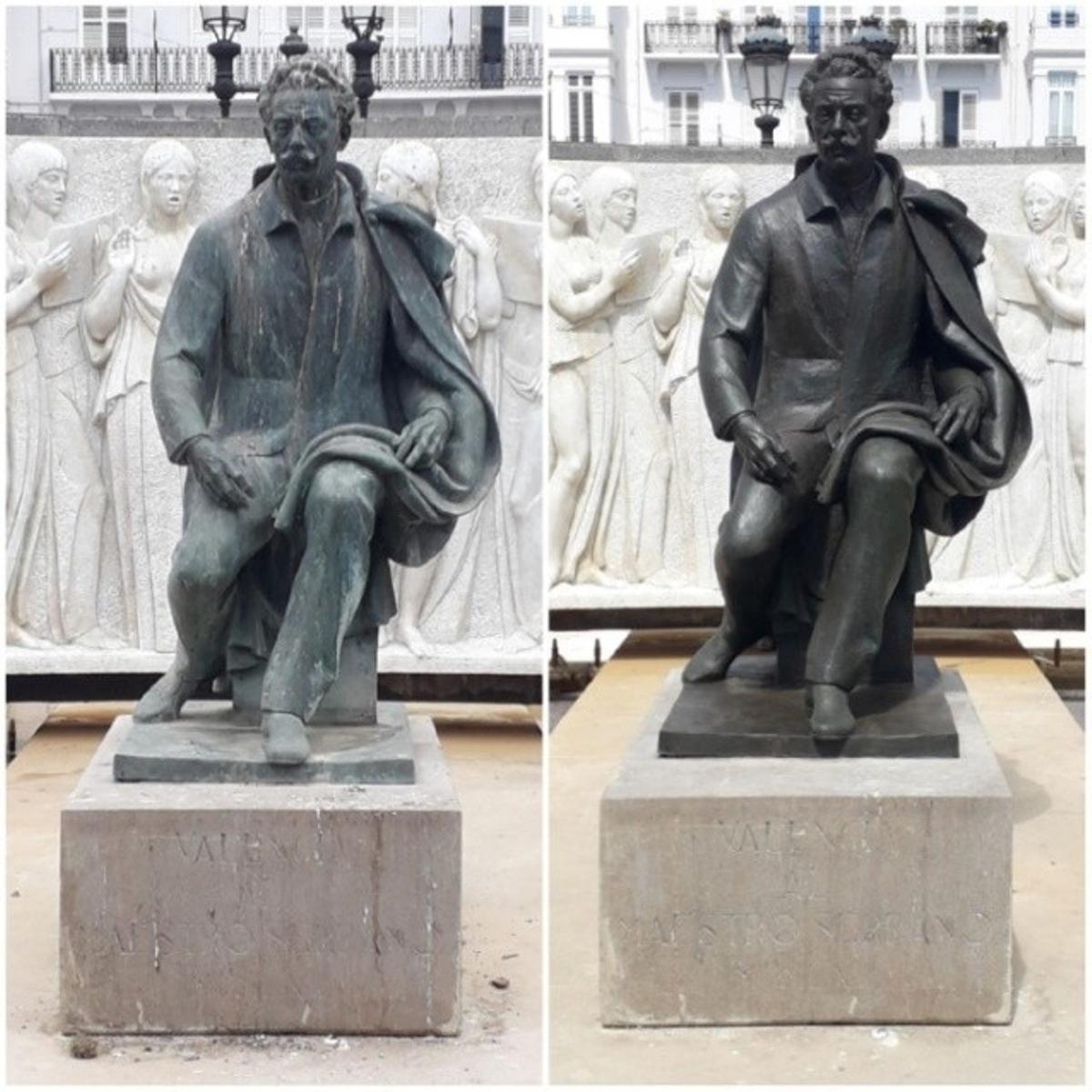 Fuente homenaje al Maestro Serrano.