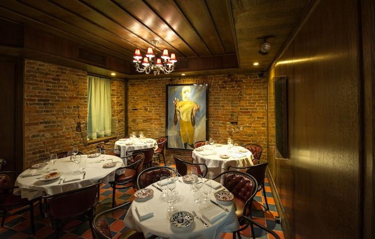Salón interior del restaurante Carbone en Nueva York