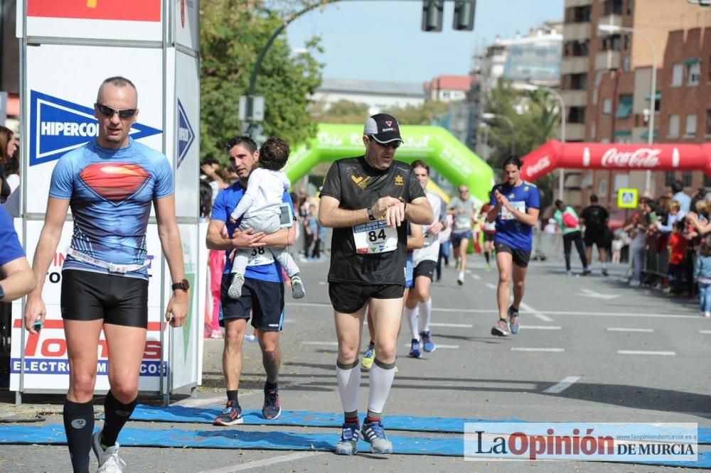 Media Maratón de Murcia: llegada (2ª parte)