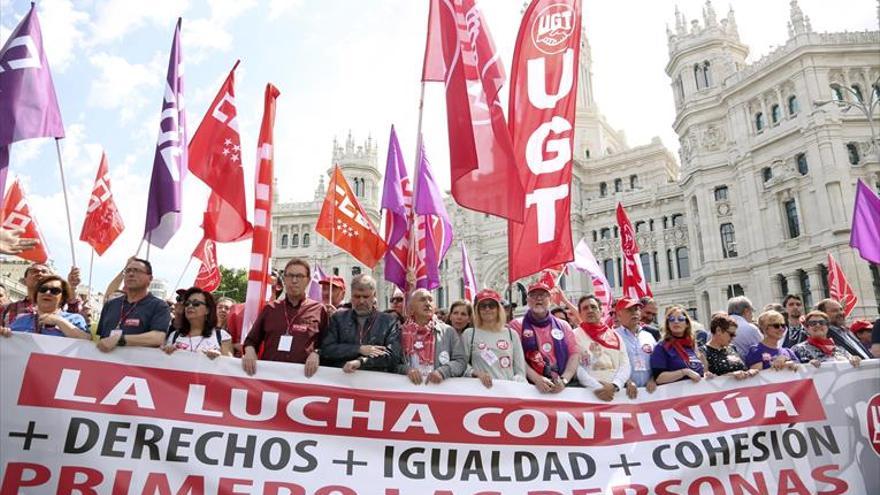 UGT y CCOO claman por un futuro Gobierno de izquierda