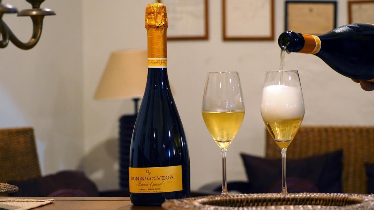 El DV Brut Reserva Especial es el buque insignia de la bodega requenense.