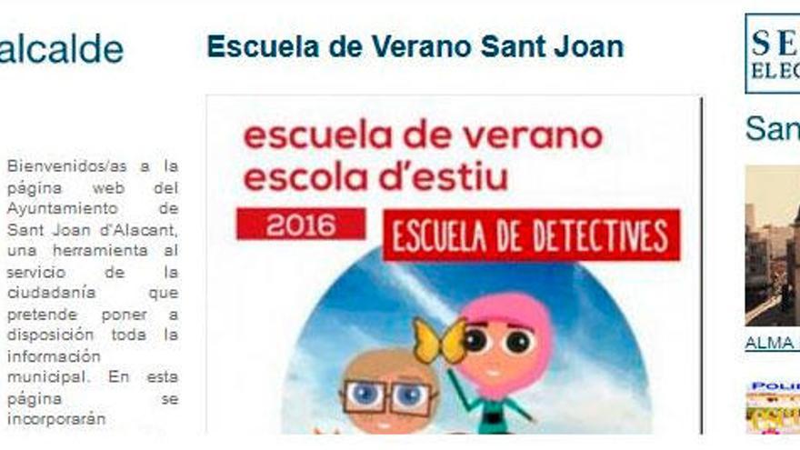 Sant Joan publica en su web los datos de los miembros de las mesas electorales del 26-J