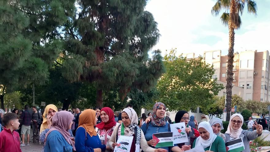 Moncada acoge una protesta contra los ataques a Gaza