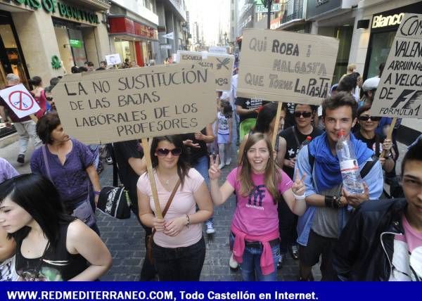 CASTELLÓN SALE A LA CALLE EN PRO DE LA EDUCACIÓN