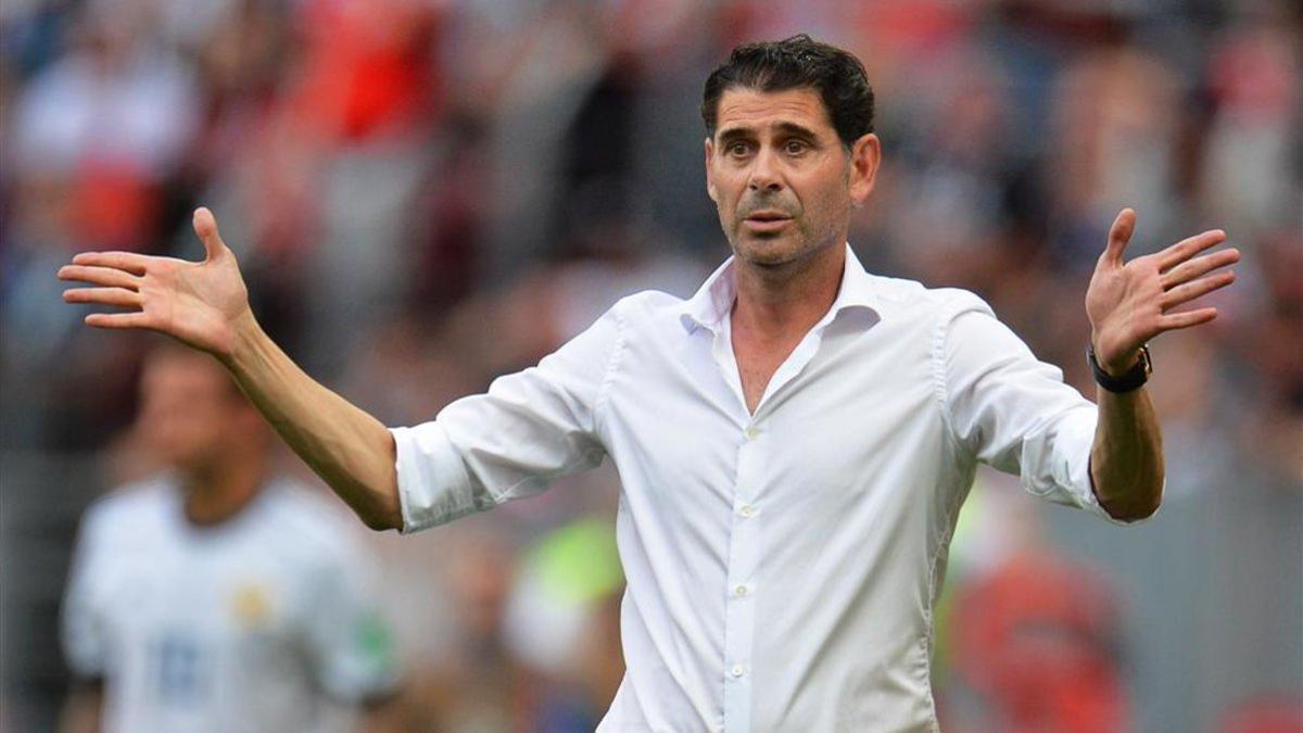 Fernando Hierro dirigió a España en el Mundial de Rusia