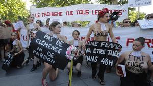 zentauroepp48961696 eds note nudity femen activists hold placards during a rally190706211407