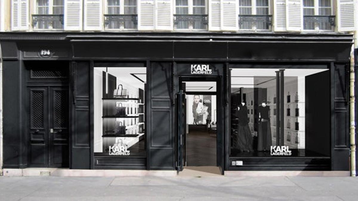 Karl Lagerfeld inaugura su nueva boutique en streaming