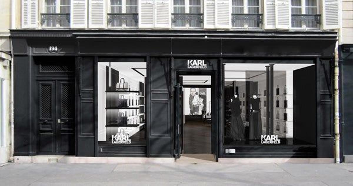Karl Lagerfeld inaugura su nueva boutique en streaming