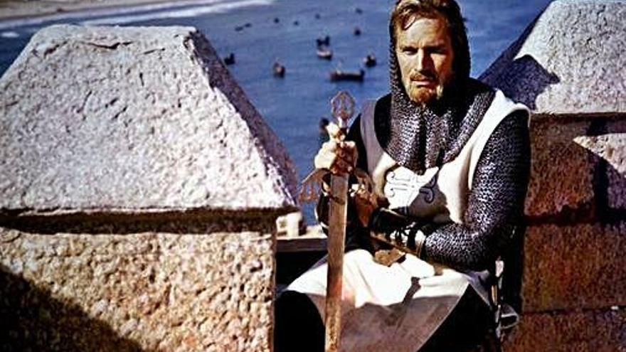 Charlton Heston, en el paper del Cid en la pel·lícula de l&#039;any 1961.