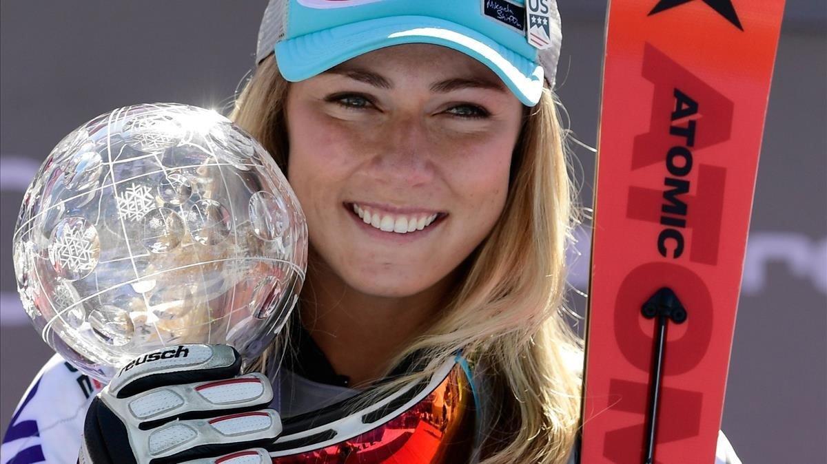 Mikaela Shiffrin, ganadora en eslalon.