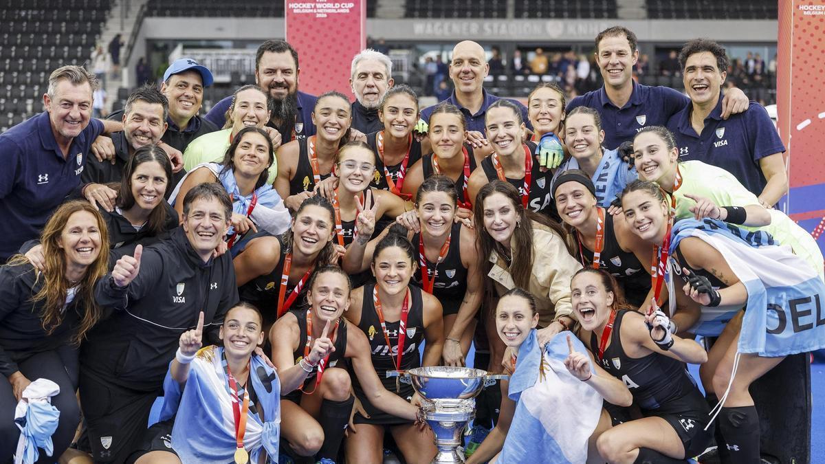 Argentina, campeona del Mundial femenino de hockey al vencer a Países Bajos.