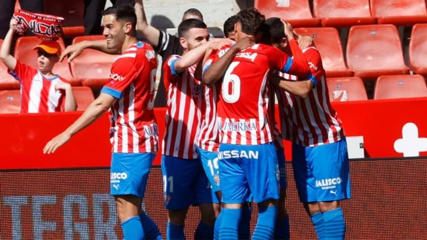 Resumen, goles y highlights del Sporting de Gijón 3 - 1 Lugo de la jornada 38 de LaLiga Smartbank