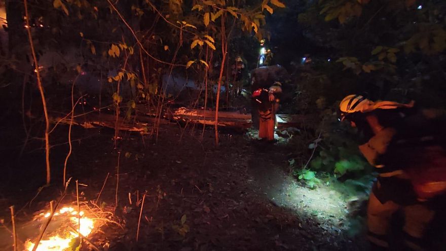 The efforts to extinguish the Tenerife fire continue