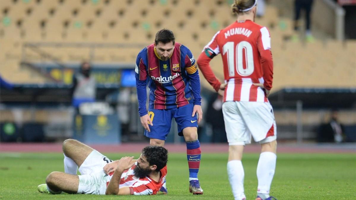 Messi le recrimina a Villalibre la acción de la expulsión