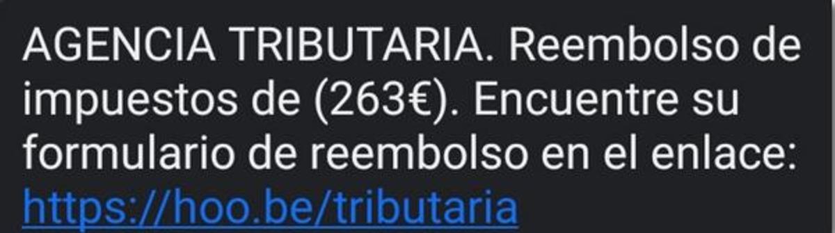 La Agencia Tributaria alerta de una nueva estafa de reembolso de ...