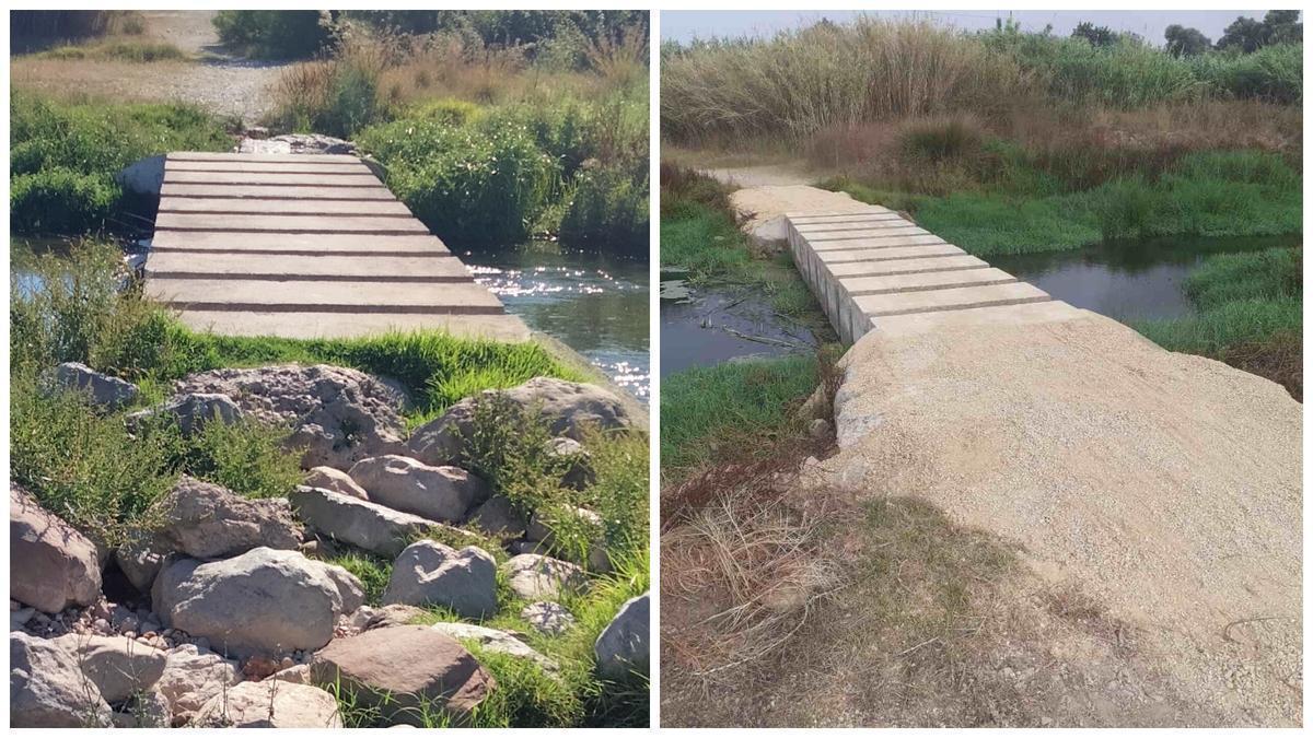 Antes y después de las orillas del Riu Millars