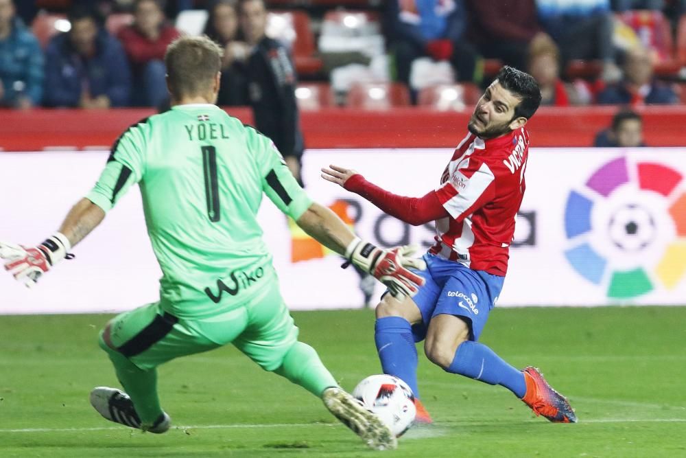 El partido Sporting-Eibar, en imágenes