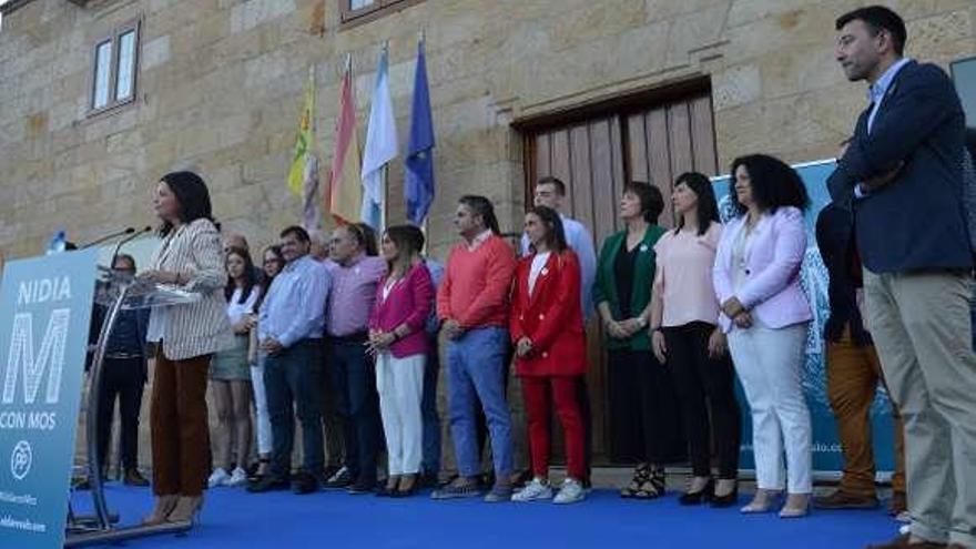 Acto de presentación de la candidatura del PP de Mos. // D. P.