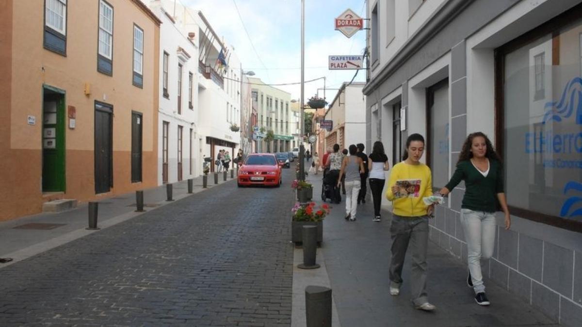 Calles de Valverde, en El Hierro