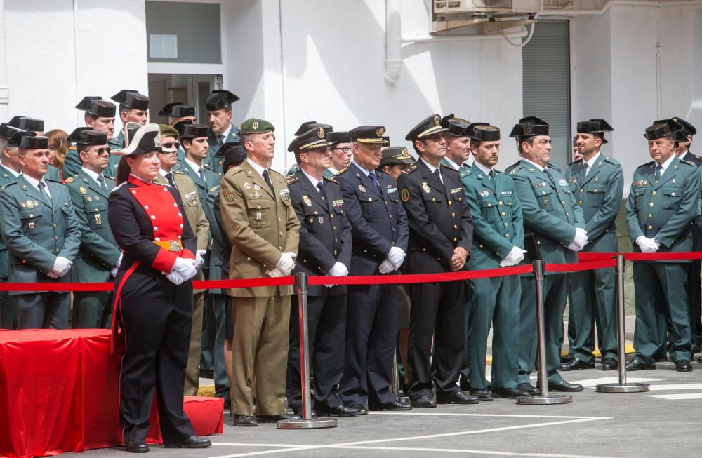 Un momento de la celebración del 173 aniversario de la Guardia Civil.