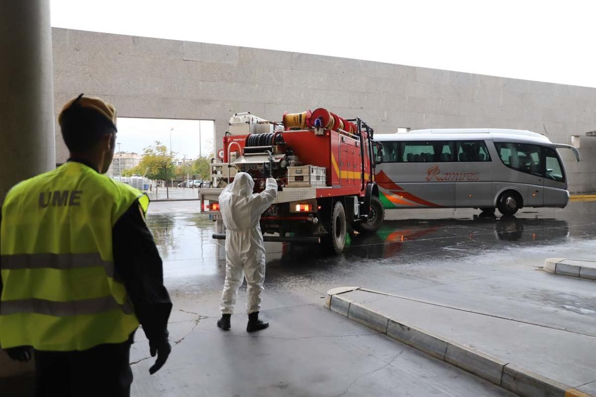 Efectivos de la Unidad Militar de Emergencias ya están desplegados en la capital