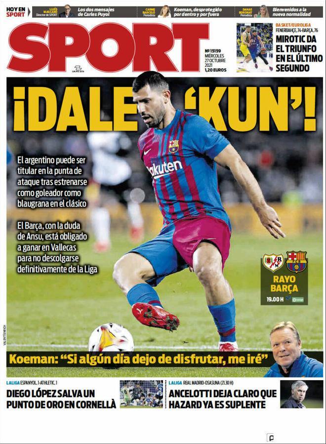 Las portadas de la prensa deportiva de hoy