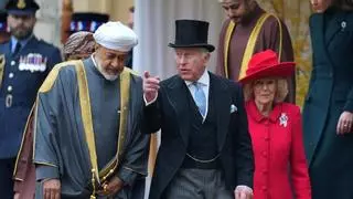 La casa real británica despliega la alfombra roja para el sultán de Omán en un año complicado por el conflicto en Irán