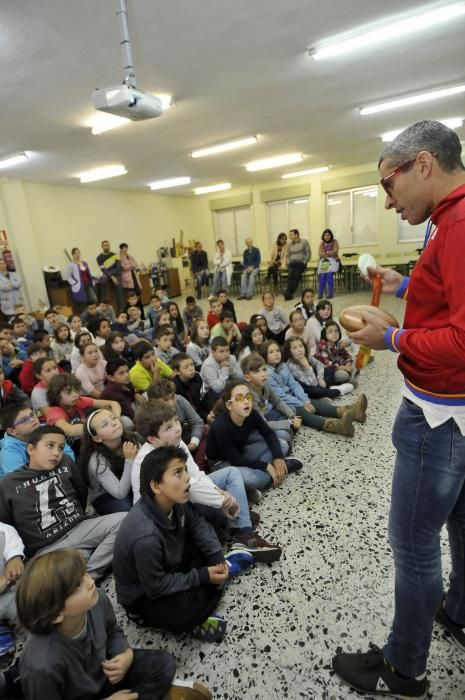 Charla del deportista olímpico, Alberto Suárez, en el colegio El Parque