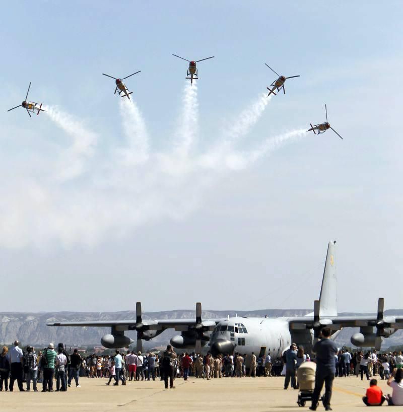 Jornada de puertas abiertas en la Base Aérea de Zaragoza