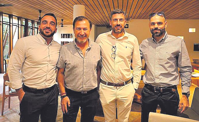 Ferran Hidalgo, Daniel Riudavets, Pedro de Juan y Michael Montañez.