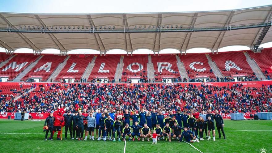 Así ha sido el entrenamiento de puertas abiertas del RCD Mallorca