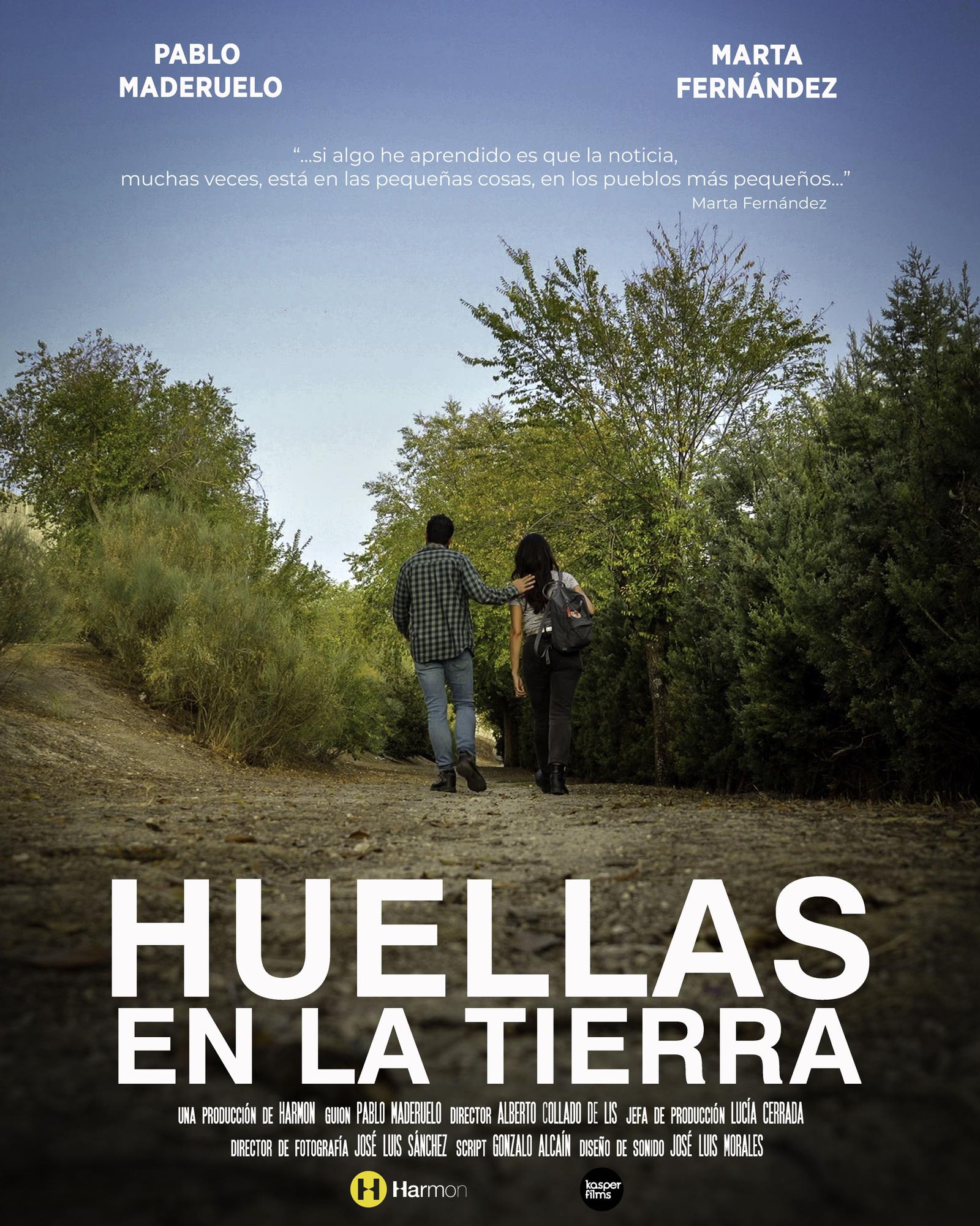 Cartel Huellas en la Tierra.