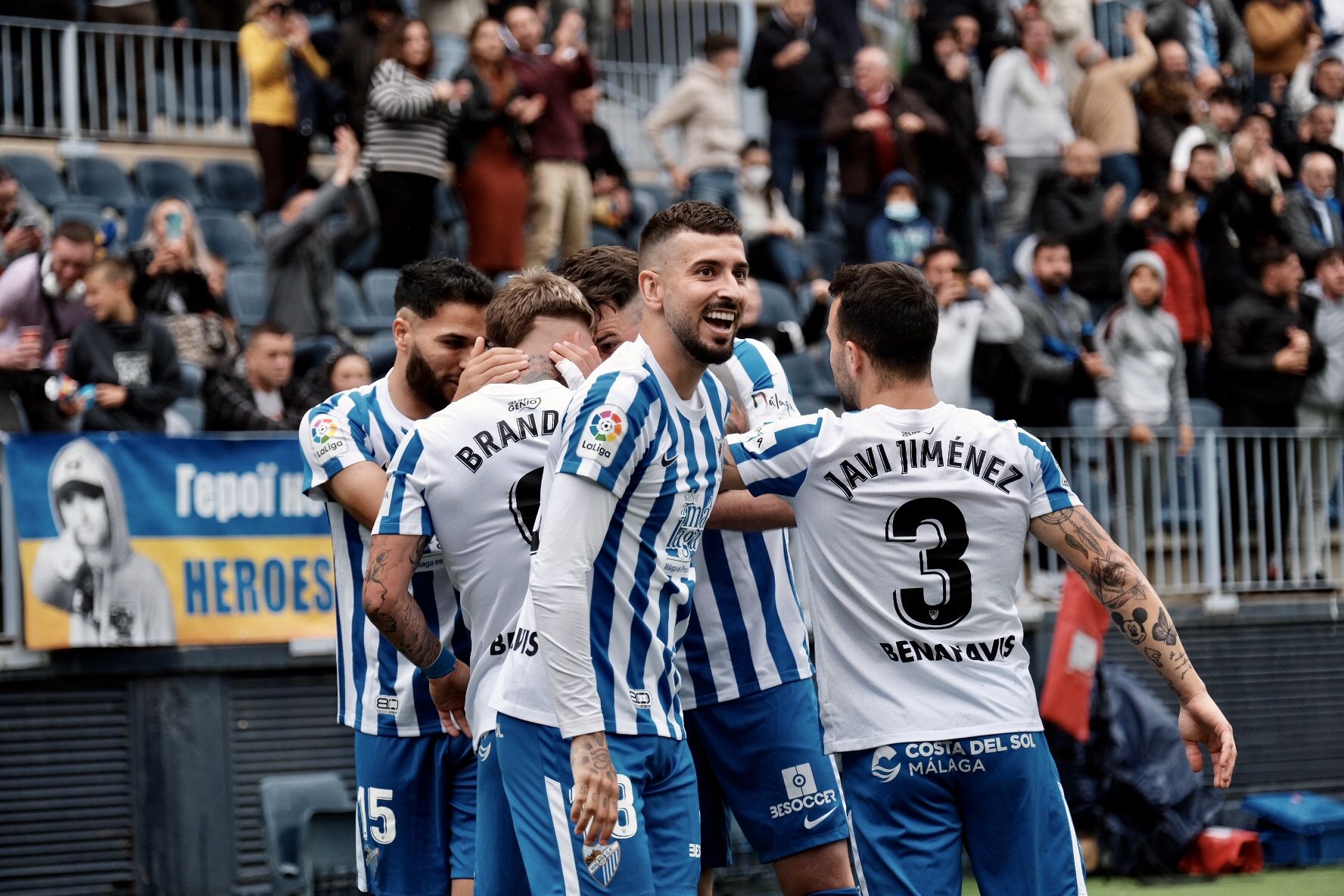 Las imágenes del Málaga CF - SD Éibar en La Rosaleda