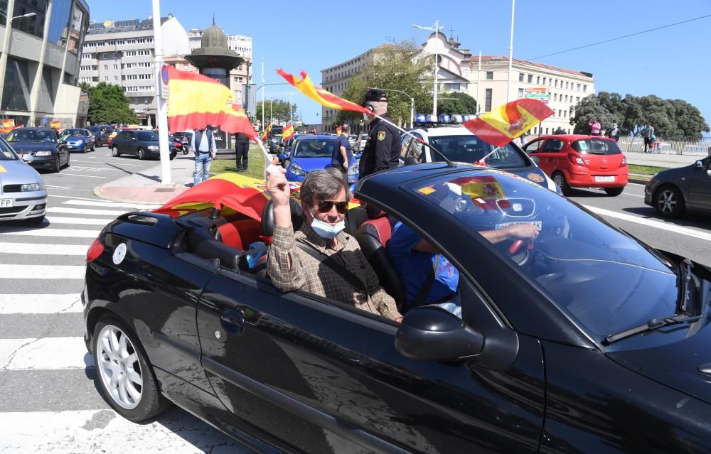 "Caravana por España y por la libertad" en Coruña