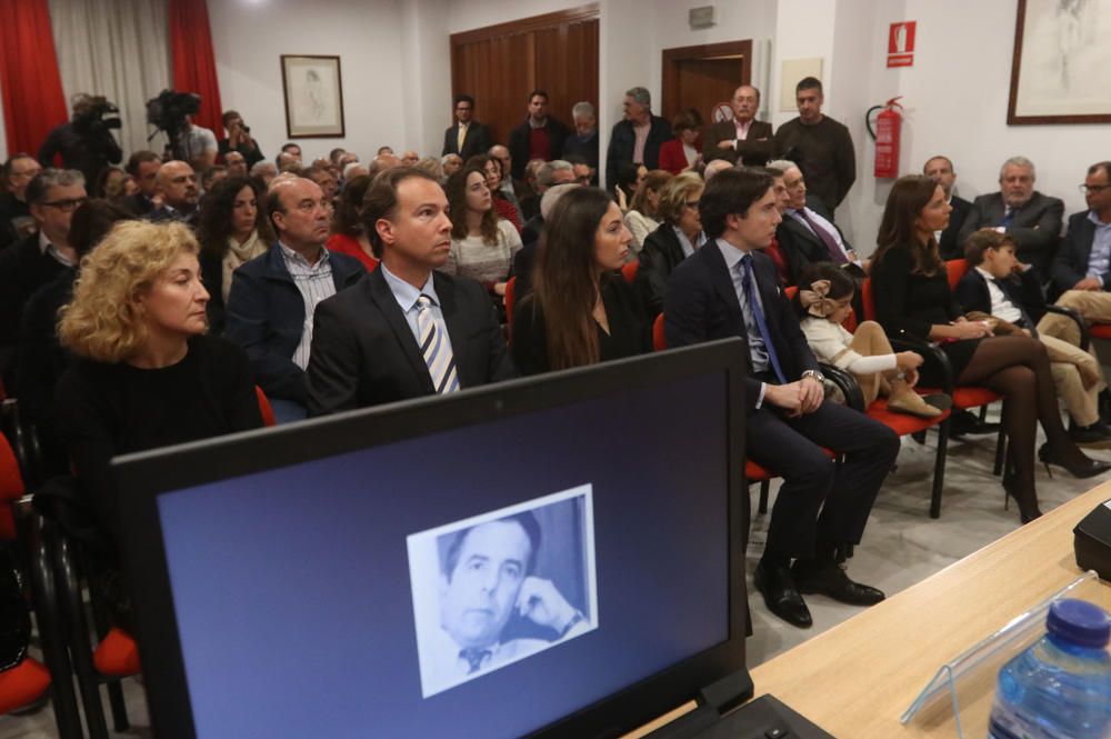 Las imágenes de la inauguración de la sala de prensa Joaquín Marín