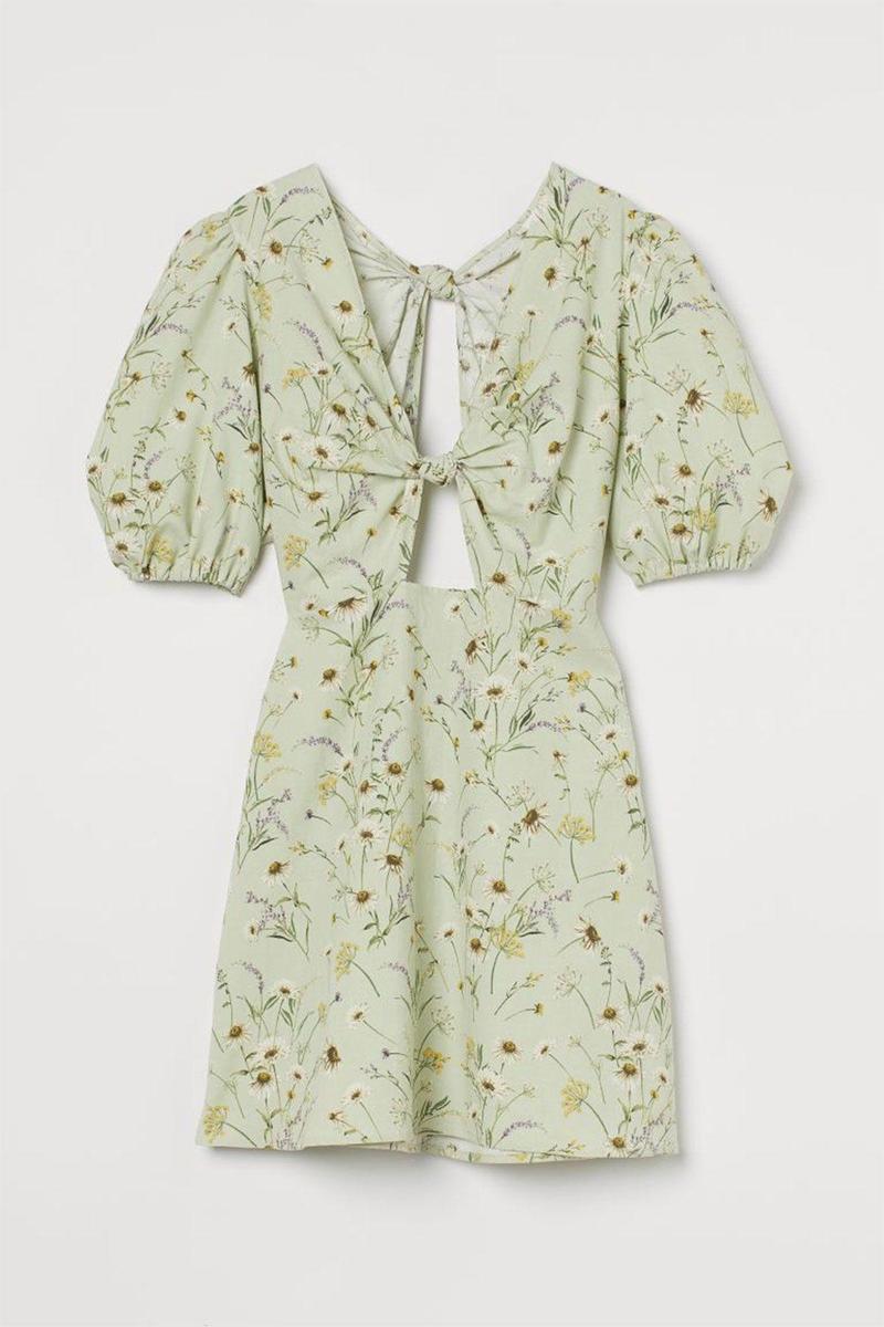 Vestido estampado floral de H&amp;M